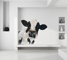 Load image into Gallery viewer, Cow animal Polygonal Wall decal, Cow Polygon sticker,modern wall art, Multi Color GD92