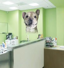 Load image into Gallery viewer, Dog Grooming salon Polygonal Wall decal,wall decor sticker, living room decor, Dog Polygon sticker,modern wall art, Multi Color GD102