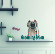 Load image into Gallery viewer, Dog Grooming Salon Wall decal, Terrific Wall Sticker, Pet Dog Grooming Salon Wall Decal, Home Decor Pet Shop Window Decor, Multi Color GD107