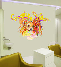 Load image into Gallery viewer, Dog grooming decal, Wall Decals Dog Grooming Salon, Vinyl Sticker Wall Decal, Animals Décor Sticker Quote Wall, Salon Art, dog wall,GD108