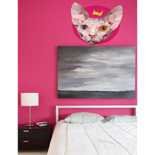 Load image into Gallery viewer, Spynx Cat Polygonal Wall decal, room decor,cat wall decals, room wall sticker Cat Polygon sticker,modern wall art, Multi Color GD21