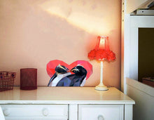 Load image into Gallery viewer, Penguin Love Heart Wall Decal for Home Nursery Playroom Bedroom Decoration, Penguin Polygon sticker, modern wall art, Multi Color GD28