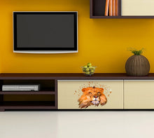 Load image into Gallery viewer, Lion Head Face Detail Ferocious King of Jungle Boy Room Vinyl Wall Decal Sticker Decor, living room decor- Multi Color GD161