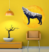 Load image into Gallery viewer, Wolf Wall Decals Moon Wall Art Stickers Bedroom Living Room Kids Nursery Wall Décor, living room decor, Multi Color GD163