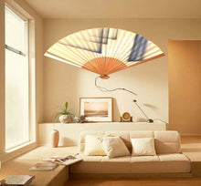 Load image into Gallery viewer, Japanese fan Wall decal, Japanese fan Wall sticker,modern wall art, Multi Color AN-138