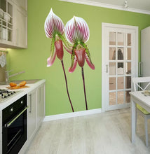 Load image into Gallery viewer, Orchid flower Wall decals, Custom Stickers, Orchid flower Wall sticker, modern wall art, Bedroom wall decorMulti Color AN-171