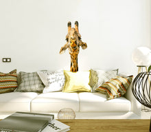 Load image into Gallery viewer, Giraffe animal Polygonal Wall decal, Giraffe Polygon sticker, modern wall art, Giraffe animal wall sticker for boys bedroom Multi Color GD47