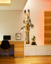 Load image into Gallery viewer, Giraffe animal Polygonal Wall decal, Giraffe Polygon sticker, modern wall art, Giraffe animal wall sticker for boys bedroom Multi Color GD47