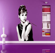 Load image into Gallery viewer, Hair salon Girl Polygonal Wall decal, Hairdresser Beauty Salon Polygonal Girls Wall Art Stickers Decals Vinyl Home Room Decor - GD53