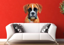 Load image into Gallery viewer, Boxer Dog Polygonal Wall decal, living room decor ,wall decoration Dog Polygon sticker,modern wall art, Multi Color GD63