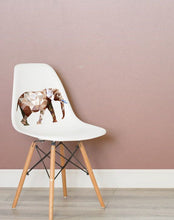 Load image into Gallery viewer, Elephant Polygonal Wall decal, Elephant Polygon sticker,modern wall art, Multi Color GD64