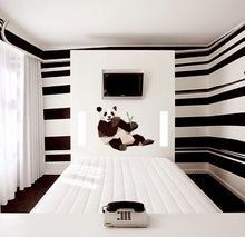 Load image into Gallery viewer, Panda Animal Polygonal Wall decal, Panda Polygon sticker, modern wall art, Pandas Wall Sticker, Light Switch Décor Decals Multi Color GD65