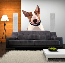 Load image into Gallery viewer, Bull terrier Dog Polygonal Wall decal, wall decor sticker, living room decor, Dog Polygon sticker,modern wall art, Multi Color GD67
