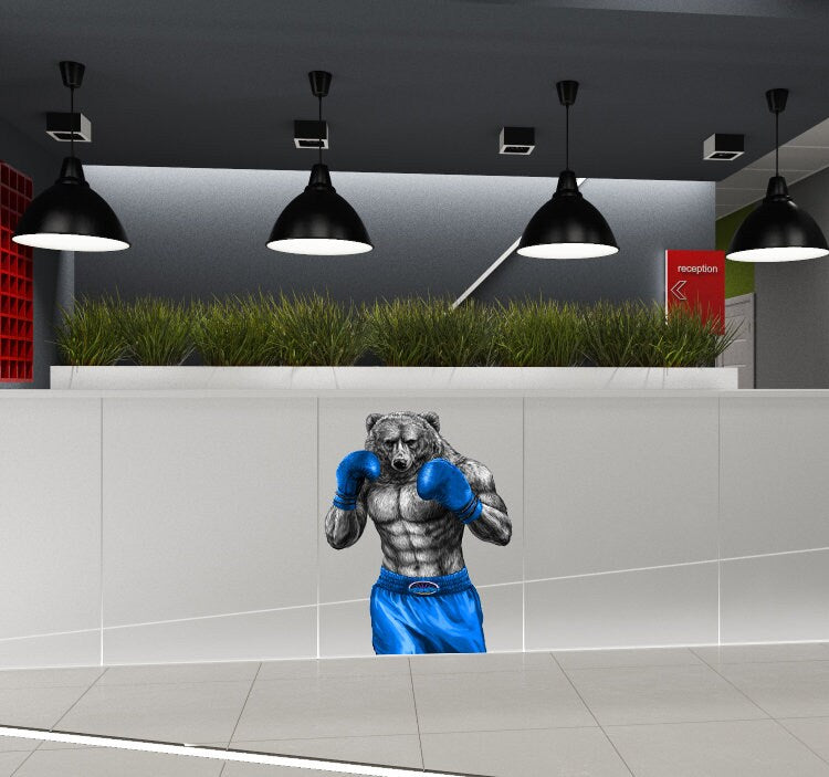 Sport boxing MMA Wall decal, Sport boxing Wall sticker,modern wall art, Multi Color GD188