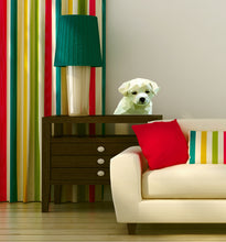 Load image into Gallery viewer, Dog Polygonal Wall decal, dog sticker,bedroom decor, living room decor, Dog Polygon sticker,modern wall art, Multi Color