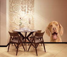 Load image into Gallery viewer, Dog Polygonal Wall decal, wall stickers, living room decor, Labrador dog sticker ,Dog Polygon sticker,modern wall art, Multi Color GD87