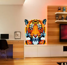 Load image into Gallery viewer, tiger decals, tiger wall stickers for bedroom, room décor, home décor, tiger stickers, wall decor, bedroom wall decor for bedroom, GD193
