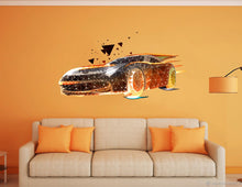 Load image into Gallery viewer, Sport car Polygonal Wall decal, car Polygon sticker,modern wall art, Multi Color GD91