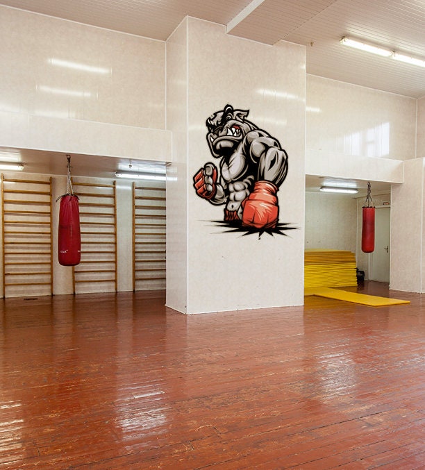 Bodybuilding Wall Decals Gym Fitness Inspirational Garage Art Deco Vinyl Home Interior self-Adhesive Window Wall stickers GD98