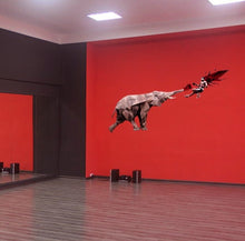 Load image into Gallery viewer, Elephant Sport Boxer Polygonal Wall decal, Elephant Boxer Polygon sticker,modern wall art, Multi Color GD103