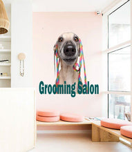 Load image into Gallery viewer, Dog Grooming Salon Wall decal, Terrific Wall Sticker, Pet Dog Grooming Salon Wall Decal, Home Decor Pet Shop Window Decor, Multi Color GD107