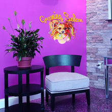Load image into Gallery viewer, Dog grooming decal, Wall Decals Dog Grooming Salon, Vinyl Sticker Wall Decal, Animals Décor Sticker Quote Wall, Salon Art, dog wall,GD108