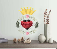 Load image into Gallery viewer, Quote Home Sweet Home Polygonal Wall decal, Quote Polygon sticker,modern wall art, Multi Color GD203