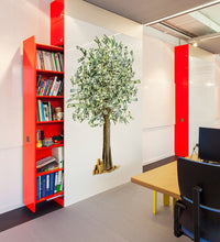 Load image into Gallery viewer, Wallmonkeys Money Tree Peel and Stick Wall Decals Creatives Wall Decal Money Tree Branch, Wall Stickers for Company Office-Multi Color k-914