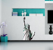 Load image into Gallery viewer, Statue of Liberty Polygonal Wall decal, Statue of Liberty Polygon sticker,modern wall art, Multi Color GD132