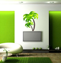 Load image into Gallery viewer, Palm Polygonal Wall decal, Palm Polygon sticker,modern wall art, Multi Color GD139