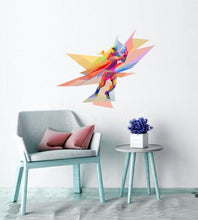 Load image into Gallery viewer, Sports Tennis Polygonal Wall decal, Sports Tennis Polygon sticker,modern wall art, Multi Color GD143