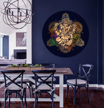 Load image into Gallery viewer, Mandala Elephant Yoga Namaste Wall decal, Mandala Elephant Wall sticker,modern wall art, Multi Color kc-861