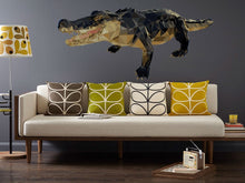 Load image into Gallery viewer, Vinyl Sticker Alligator Crocodile Florida Predator Animal Lizard Dinosaur Zoo Jungle Forest Kids Room Mural Decal Wall Art Decor - GD215