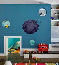 Load image into Gallery viewer, Bomb Polygonal Wall decal, Bomb Polygon sticker,modern wall art, Multi Color GD216