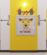 Load image into Gallery viewer, Cheetah Polygonal Wall decal, Cheetah Polygon sticker,modern wall art, Multi Color GD219
