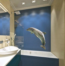 Load image into Gallery viewer, Dolphin Family Ocean Wall Decals, Fish, Undersea Decor Stickers for Kids Room Underwater Sea Wall Stickers, Boys Girls Toddler Baby GD158