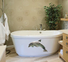 Load image into Gallery viewer, Dolphin Family Ocean Wall Decals, Fish, Undersea Decor Stickers for Kids Room Underwater Sea Wall Stickers, Boys Girls Toddler Baby GD158