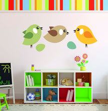 Load image into Gallery viewer, Funny birds Wall decal,Birds Wall Decal, Creative Flying Bird Sticker for Living Room Classroom Nursery Wall Art Decor AN-200