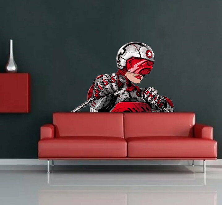 Fantastic Girl Wall decal, Fantastic Girl Wall sticker,modern wall art, Multi Color kс-941