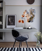 Load image into Gallery viewer, Squirrel Animal Polygonal Wall decal, Squirrel Animal Polygon sticker,modern wall art, Multi Color GD236