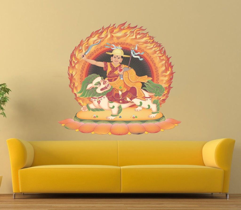 Mandala Yoga Wall decal, Mandala Yoga Wall sticker, modern wall art, Charmy Crafts Metal Ganesha for Home Décor Wall DecorMulti Color AN-675