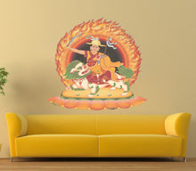 Load image into Gallery viewer, Mandala Yoga Wall decal, Mandala Yoga Wall sticker, modern wall art, Charmy Crafts Metal Ganesha for Home Décor Wall DecorMulti Color AN-675