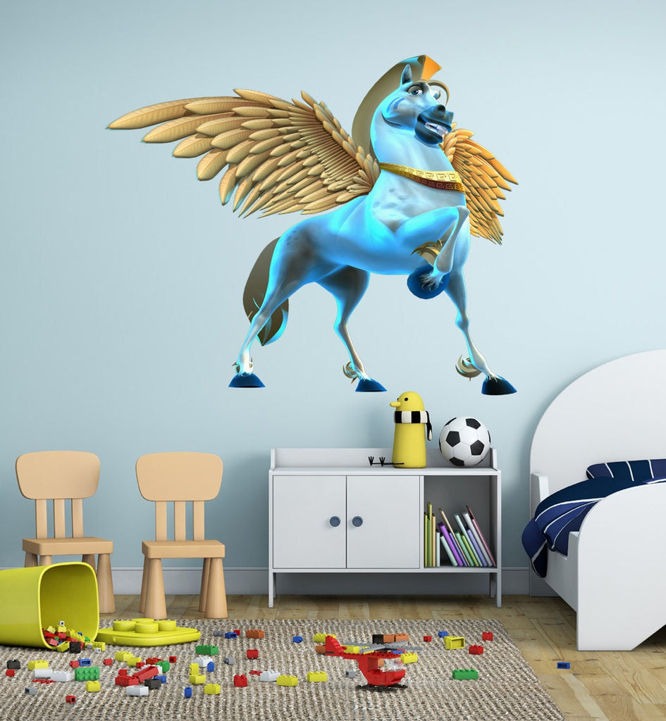 Fairy horse Wall decal, horse Wall sticker,modern wall art,horse sticker ,room decor, wall decore,horse decor, Multi Color k-803