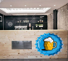 Load image into Gallery viewer, Beer Cork Mug Wall decal, Beer Cork Wall sticker,modern wall art, Multi Color GD-173