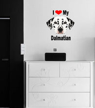 Load image into Gallery viewer, Dolmatian dog Grooming Wall decal, Vinyl Wall Decal Puppy Dalmatian Dog Pet Animal, wall decor sticker, wall sticker Multi Color GD190
