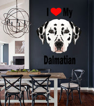 Load image into Gallery viewer, Dolmatian dog Grooming Wall decal, Vinyl Wall Decal Puppy Dalmatian Dog Pet Animal, wall decor sticker, wall sticker Multi Color GD190