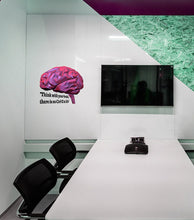 Load image into Gallery viewer, Brain Quote Polygonal Wall decal, Brain Quote Polygon sticker,modern wall art, Multi Color GD197