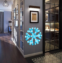 Load image into Gallery viewer, Snowflake Polygonal Wall decal, Snowflake Polygon sticker,modern wall art, Multi Color GD261