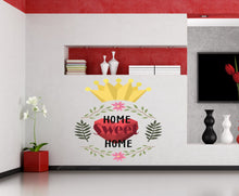 Load image into Gallery viewer, Quote Home Sweet Home Polygonal Wall decal, Quote Polygon sticker,modern wall art, Multi Color GD203