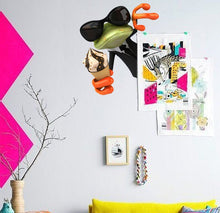 Load image into Gallery viewer, Fashion frog Wall decal, Super frog Wall sticker,modern wall art, Multi Color k-925